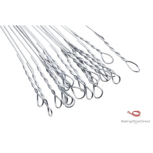 Baling Wire Direct Image of Product 14 Gauge Galvanized Single Loop Bale Ties