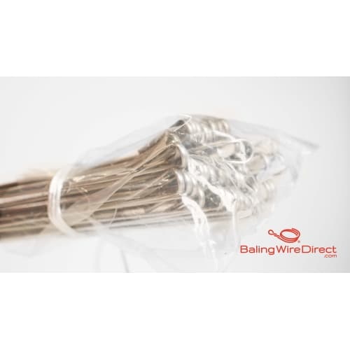 Baling Wire Direct Image of Product 12.5 Gauge Bright Round Double Loop Bale Ties