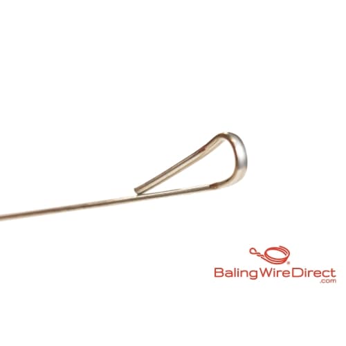 Baling Wire Direct Image of Product 9 Gauge Bright Oval Double Loop Bale Ties
