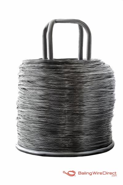 Baling Wire Direct image of 10 Gauge Black Annealed Stem Wire