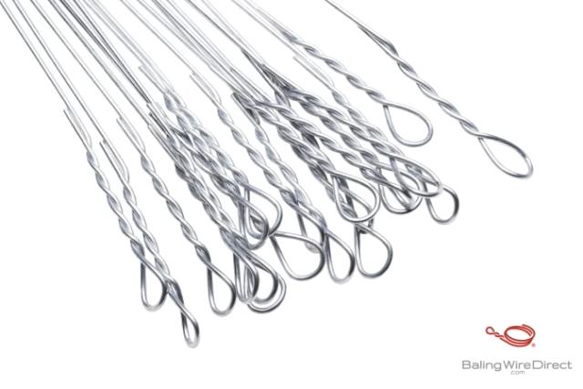Baling Wire Direct Image of Product 14 Gauge Galvanized Single Loop Bale Ties
