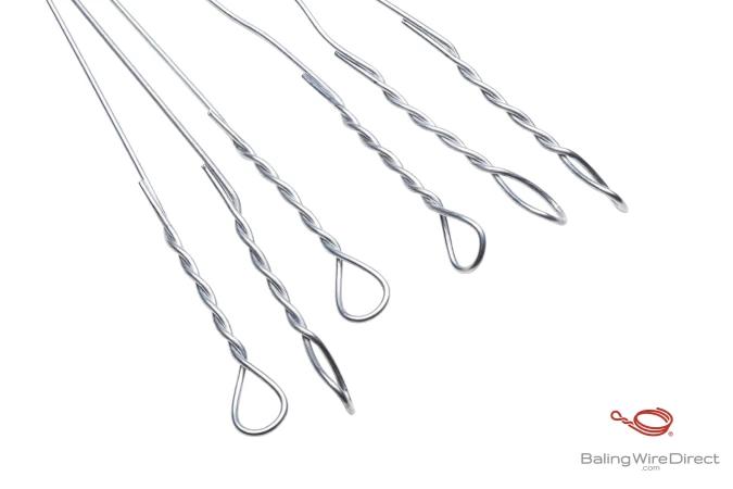 Baling Wire Direct Image of Product 14 Gauge Galvanized Single Loop Bale Ties
