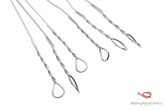 Baling Wire Direct Image of Product 14 Gauge Galvanized Single Loop Bale Ties