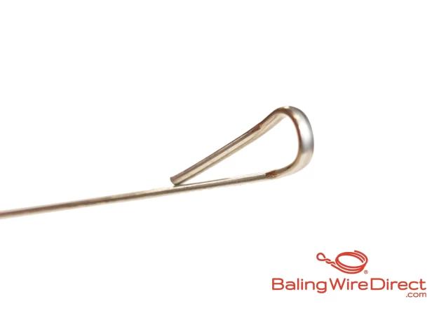 Baling Wire Direct Image of Product 10 Gauge Bright Oval Double Loop Bale Ties