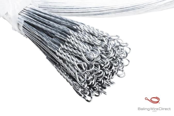 Baling Wire Direct Image of Product 12 Gauge Galvanized Single Loop Bale Ties