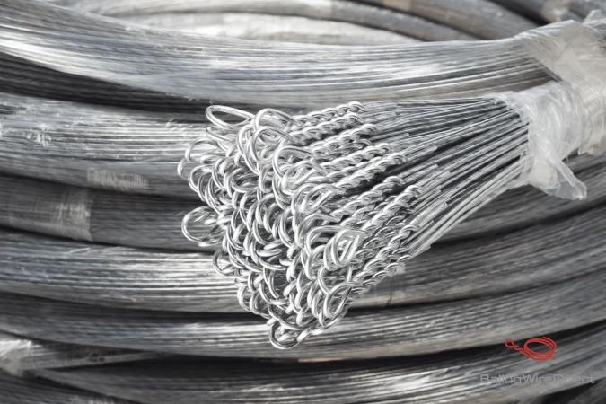 Baling Wire Direct Image of Product 12 Gauge Galvanized Single Loop Bale Ties